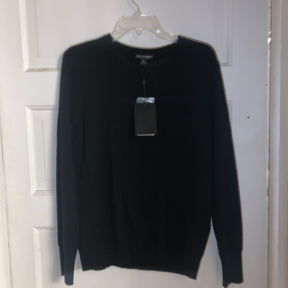 Black cashmere long sleeve